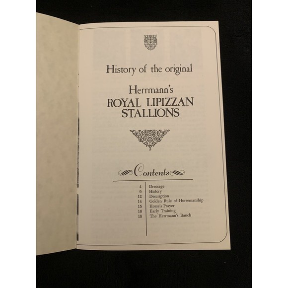 Hermann Royal Lipizzan Stallions, Autographed, 2 Booklets & postcard 1970s - Picture 8 of 12